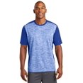 thumbnail image 2 of Sport-Tek PosiCharge Electric Heather Colorblock Tee-2XL (True Royal Electric/ True Royal), 2 of 2