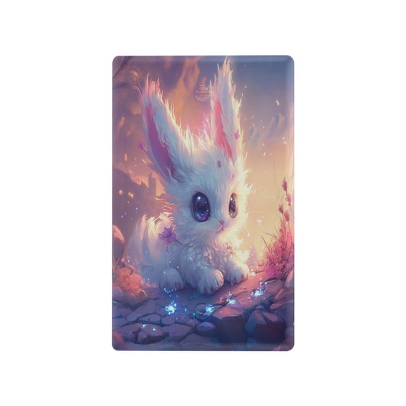 Switch Panel Switch Decoration 2.76x4.53x0.28 Inches Unused Outlet Cover Switch Plate Wall Plates Living Room Kitchen Bedroom Study Switches Beautiful Cartoon Fox
