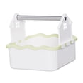 thumbnail image 4 of Bunblic Tabletop Parrot Stand, Toilet Training Kit, Portable Pet Accessories, Compact Tabletop Bird Obstacle Course, Bird Perch for Cockatoos And Cockatiels White, 4 of 8