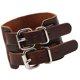 thumbnail image 3 of Pulsera de doble vuelta ajustable para hombres y mujeres, pulsera gótica con adorno para fiesta marrón, 3 of 8