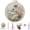 Bunny-1, variant on FLOPESN DIY 3D Colorful Easter Bunny Eggs Pattern Hand Embroidery Kit,Creative Design Beginner-Friendly Round Hoop Decorative Painting
