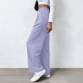 thumbnail image 4 of Edvintorg Womens Dress Pants Straight Leg Pull On Work Pants High Waisted Business Casual Trousers Slacks with Pockets, 4 of 7
