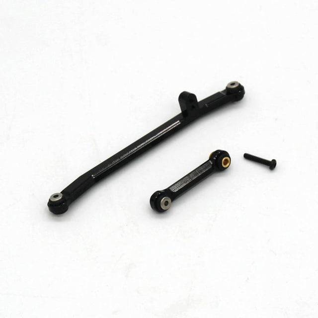 Eslabones de enlace de varilla de dirección 1:24 RC para Axial SCX24 90081 modelo coche camiones accesorios de bricolaje Negro CUTICAT Acoplamientos de barra de dirección RC