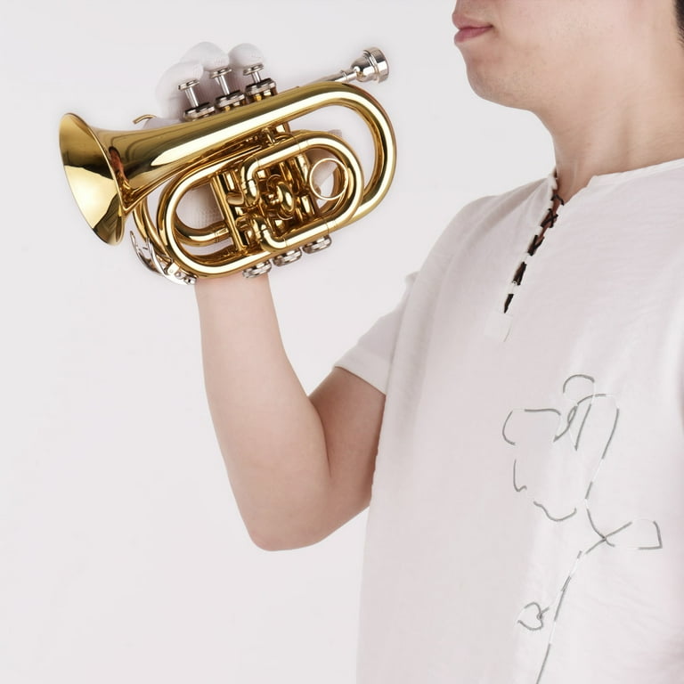 Mini pocket sales trumpet