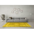 thumbnail image 3 of Ahgly Company Indoor Rectangle Persian Yellow Traditional Area Rugs, 5' x 8', 3 of 4