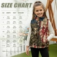 thumbnail image 7 of Uorisanigo Toddler Girls Boys Fleece Vest Jacket Puffy Kids Outwear Fuzzy Full Zipper Camo American Flag Deer Hunter Vest Sleeveless Jacket Fashion Fall Winter Clothes Age 2-12, 7 of 7