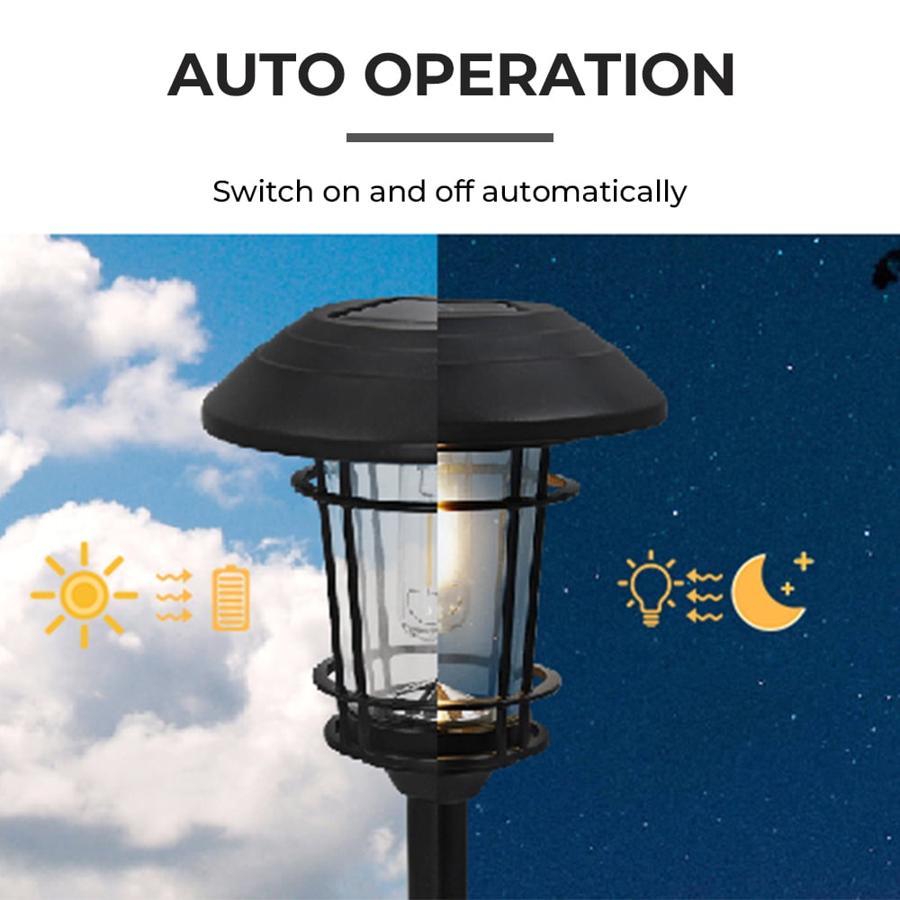 Grand Patio Outdoor 5-Piece Solar LED Pathway Light