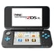 thumbnail image 1 of Nintendo - New 2DS XL Handheld Gaming Console - Black + Turquoise (Refurbished), 1 of 5