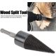 thumbnail image 3 of Broca divisora ​​de troncos de leña retorcida, 2 uds., brocas divisorias de madera, destornillador, cono de tornillo de perforación resistente para taladradora manual (32mm) Hy, 3 of 5