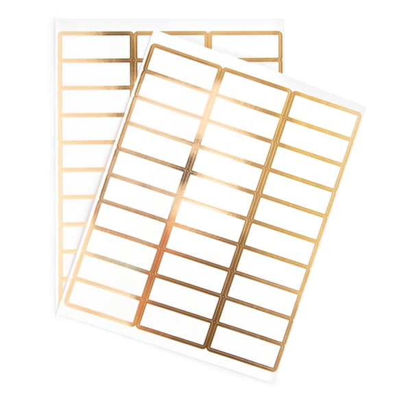 Recollections Gold Border Printable Address Label Stickers, 12 Packs: 240 ct. (2,880 total)