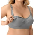 thumbnail image 2 of HBlife 5 Pack Nursing Bras for Breastfeeding Womens Maternity Bras Seamless Wireless Sleeping Bra with Bra Extenders, 2 of 6