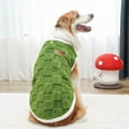 thumbnail image 3 of Large Dog Clothes, New Arrival Plush and Fleece Outerwear for Big Breeds, Warm Winter Fashion for Golden Retrievers and Large Cats. Green XS, 3 of 4