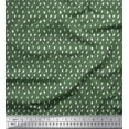 thumbnail image 1 of Soimoi Green Heavy Canvas Fabric Brush Stroke Abstract Print Fabric by the Yard 58 Inch Wide, 1 of 1