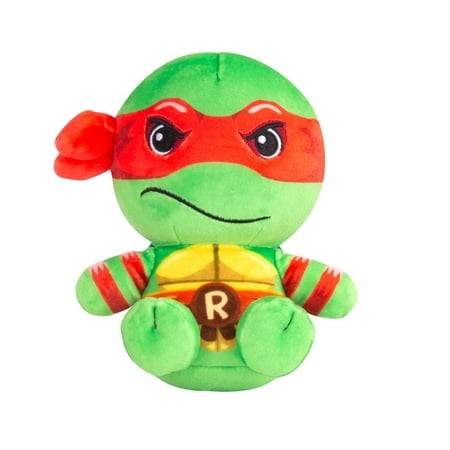 Club Mocchi-Mocchi- Les Tortues Ninja Peluche - Peluche TMNT Raphael - Peluches de Tortue Molle de Collection sous Licence Officielle - 6 Pouces