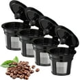 thumbnail image 3 of 4 Packs Refillable Coffee Pods, Universal Kcup Filters, Eco-Friendly and Easy to Clean Reusable K Cups for Keurig 2.0 & 1.0 Brewers, 3 of 7