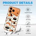 thumbnail image 4 of Case For Apple iPhone Air / 17 Pro / 17 Pro Max Series Case, Slim Thin Transparent Flexible Clear TPU Shockproof Phone Case For iPhone 17 Series, Sushi & Boba Crop Pattern (2), 4 of 6