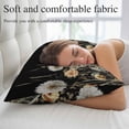 thumbnail image 5 of Farmhouse Flowers Throw Pillow Covers, Spring Vintage Botanical Floral Soft Breathable Pillow Cases with Invisible Zipper for Sleeping, King Size Pillowcases for Couch Bed Sofa Chair 20x36 Inches, 5 of 9