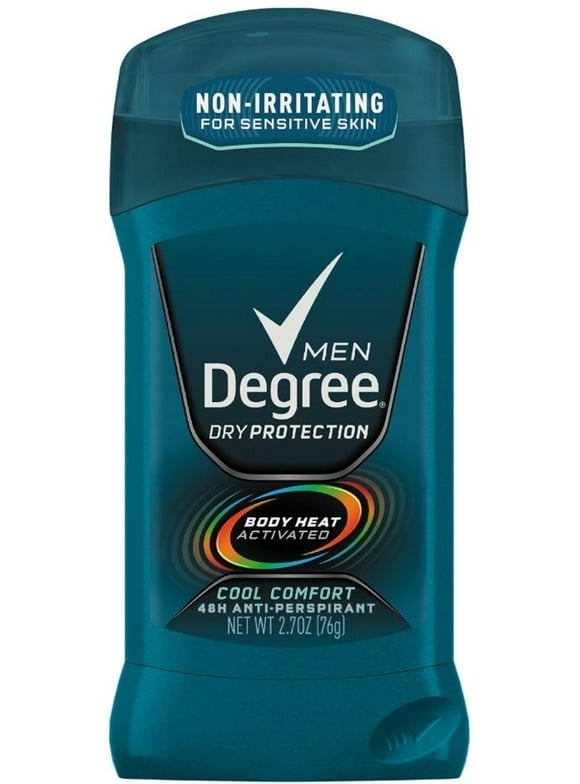 Degree Men Anti-Perspirant Invisible Stick Cool Comfort 2.70 oz (Pack of 2)