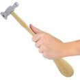 thumbnail image 3 of The Beadsmith Two-Sided Chasing Hammer - 11.5 Inches Wooden Handle, 2.25” Steel Head with a 14mm Ball Pein & 25mm Domed Face – Metalwork Tool Used to Add Texture & Dimension to Metalwork, 3 of 7