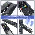 thumbnail image 3 of 20 láminas termorretráctiles transparentes para mandos a distancia de TV/aire acondicionado, funda protectora universal de 8x25 cm., 3 of 5