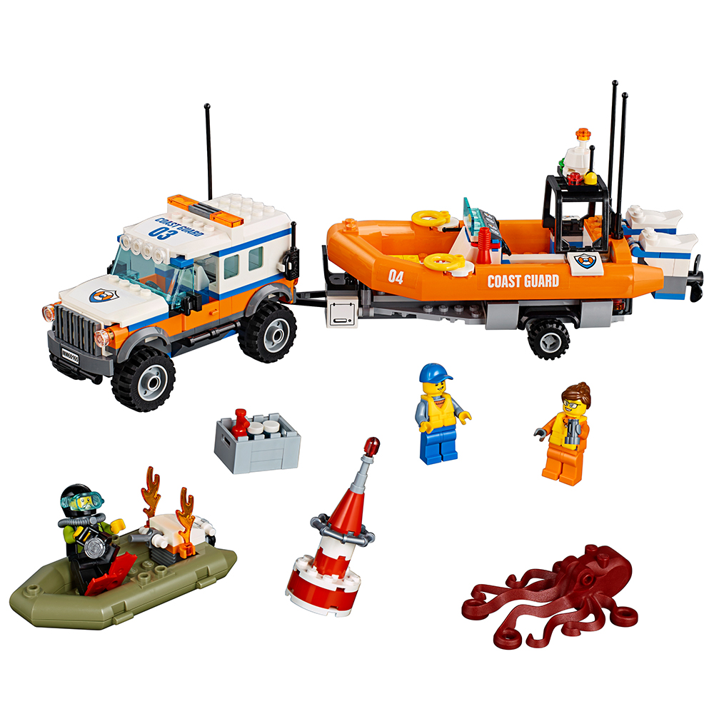 LEGO City Coast Guard 4 x 4 Response Unit 60165 (347 Pieces) - image 4 of 7