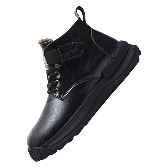 NOKIO Plush Warm Cotton Shoes Wear And Anti Slip Snow Boots Five Finger Cotton Shoes Outdoor Sports Shoes Men's And Women's Hiking Shoes Men'S Waterproof Snow Boots