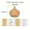 thumbnail image 5 of 16oz Ultrasonic Aroma Diffuser & Humidifier with 6 Essential Oils for Home  Office  Spa  Yoga, 5 of 6