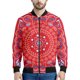 thumbnail image 3 of Chaquetas con estampado de bandana de cachemira de tendencia, moda de primavera y otoño, chaqueta con estampado 3D de manga larga, ropa de calle informal, sencilla y genial para hombre, 3 of 5