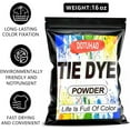 thumbnail image 2 of Tie Dye Powder, Yellow Fabric Dye, 1 LB Tie Dyes for Clothes, Creative Dyes for Clothes, Perfect for Arts & Crafts, DIY Fabric Art (Yellow, 1 LB), 2 of 8