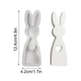 thumbnail image 3 of Nilvkv Rabbits Combination Ornament Cement Gypsum Mould DIY Mould, 3 of 6