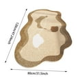 thumbnail image 2 of Cloud Shaped Area Rug Soft Washable Non Backing Easy Care Irregular Floor Mat for Living Room Bedroom, 2 of 4