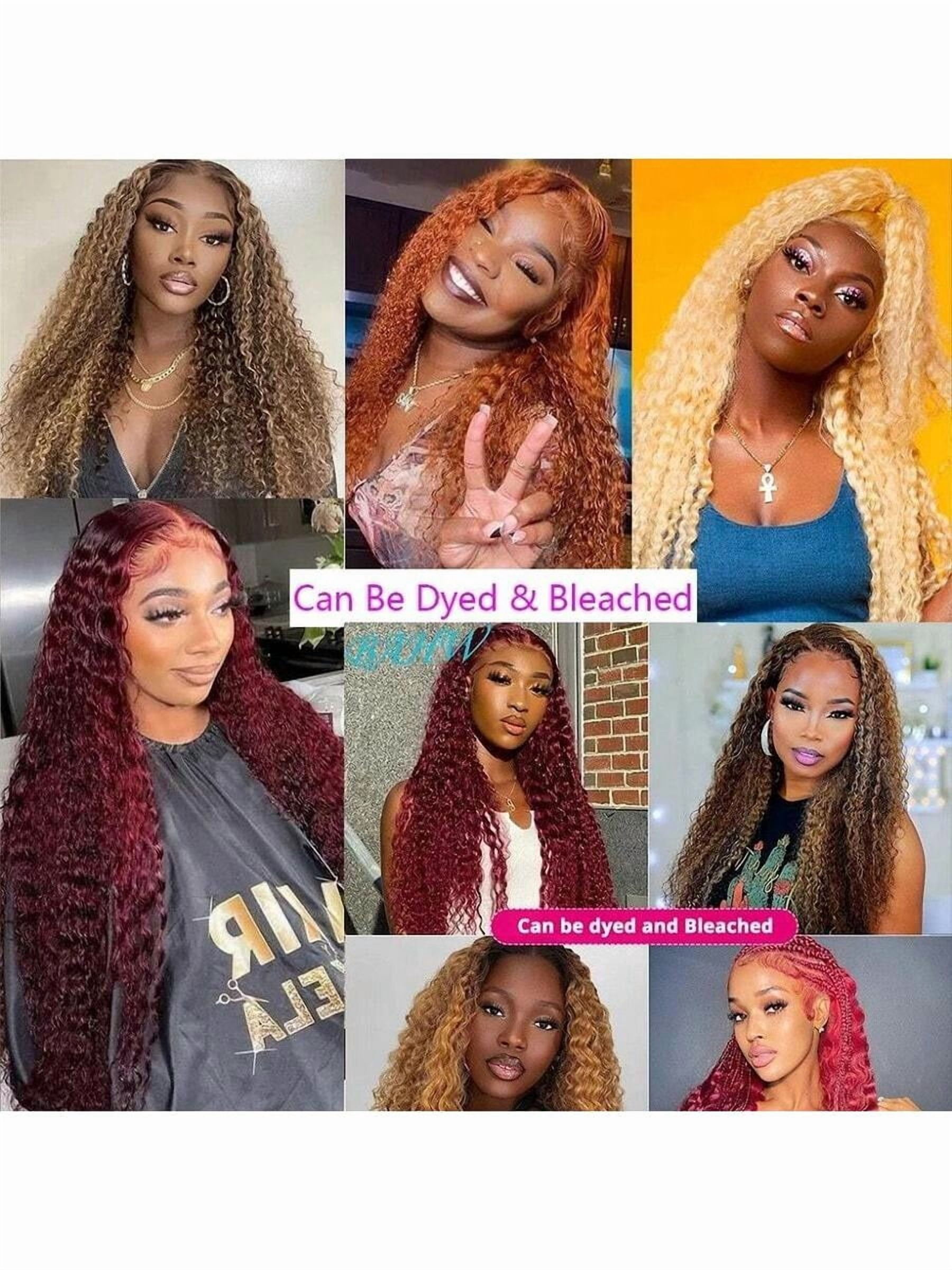 300g Kinky Curly Human Hair Bundles 3Bundle Braziliakn Real Virgin Human Hair Bundles for Black Women, enough to full head