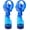Blue, variant on O2COOL 3.5 inch Battery Powered Misting Fan for Personal Cooling (2 Pack) - Dark Blue