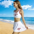 thumbnail image 6 of Cowsor 7-13 Years Girls Three Piece Skirted Tankini Swimsuit Set Modest Full Coverage Swimwear Cute Stylish Bathing Suit for Summer Beach Pool Vacation, 6 of 7