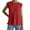 Red, variant on MIXUE Womens Summer Tops Summer Solid Color Round Neck Hollow Out Sleeveless Fashion Casual Loose Pullover Tee Shirts Outwear,Pink,L