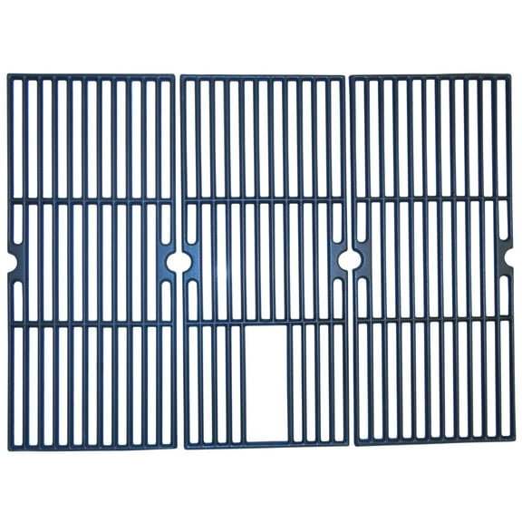 3pc Matte Cast Iron Cooking Grid for Brinkmann Gas Grills 24.75"