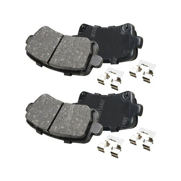 Rear Brake Pad Set - Compatible with 2010 - 2016 Buick LaCrosse 2011 2012 2013 2014 2015