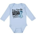 thumbnail image 3 of Inktastic Our Family Fights Together ALS Awareness Boys or Girls Long Sleeve Baby Bodysuit, 3 of 5