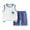 U143-Sky Blue, variant on hengsof 2PC Toddlers and Children Summer Clothing Cute Pattern Vest Shorts Set Lightweight Cotton Shorts Set Round Neck Sleeveless Top Shorts Set