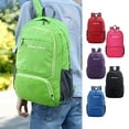 thumbnail image 1 of Mochila plegable de 20L - Mochila plegable para senderismo para viajar, mochila ligera resistente al agua, 17,72x11,81x5,91 pulgadas, Roja/Verde/Negro/Morado/Azul, 1 of 6
