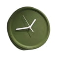 thumbnail image 2 of Reloj de pared de esquina interior, reloj decorativo, minimalista, creativo, redondo, arte de pared Verde oscuro, 2 of 9