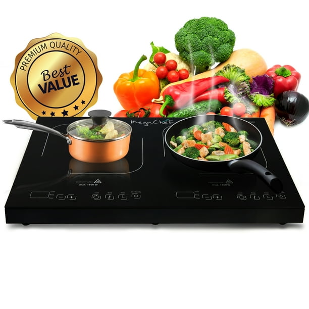 MegaChef Portable Dual Induction Cooktop