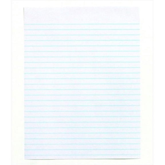 8.5 x 11 In. Sulphite Standard Essay And Composition Paper Without Margin, White, Pack - 500