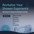thumbnail image 4 of Mist Shower Head Filter 15-Stage Water Filtration for Hard Water, 3.25" x 5" Chrome, 4 of 8