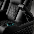 thumbnail image 4 of Valencia Tuscany Luxury Recliner Edition Theater Seating | Semi-Aniline Italian Nappa leather 20000 (Row of 3, Onyx), 4 of 5