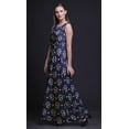 thumbnail image 3 of Bimba Floral Women Round Neck Printed Evening PartyÂ&nbsp;DressÂ&nbsp;Sleeveless Gown-XX-Large, 3 of 5