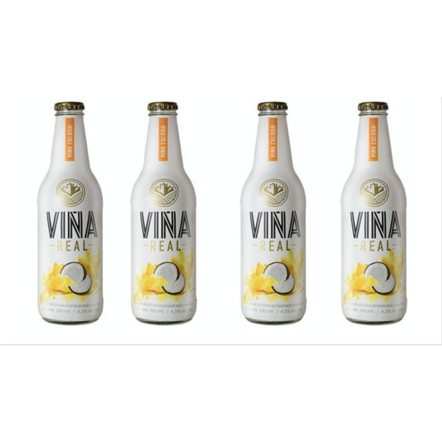 Pack de 4 Cooler Viña Real Piña Colada 330 ml Viña Real Piña Colada