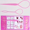 thumbnail image 2 of Topsy Tail Hair Tool Hair Pull Through Tool Hair Loop Styling Tool - Ponytail Maker Loop Braiding Hair Supplies, 2 of 3