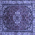thumbnail image 1 of Ahgly Company Indoor Square Persian Blue Traditional Area Rugs, 6' Square, 1 of 4