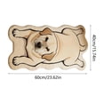 thumbnail image 3 of Tuvgenk Bathroom Shower Rugs Water Absorbent Cute Bathroom Floor Mats Animai Print Novelty Shaped Quick Dry Non-Slip 16 X 24 in, 3 of 6
